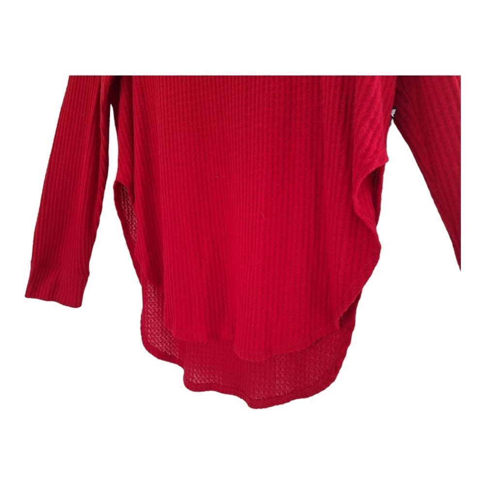 ANDREW MARC SPORT Cowl Neck Top Brushed Waffle Dolphin Hem Turtleneck Tunic XL - Picture 6 of 16